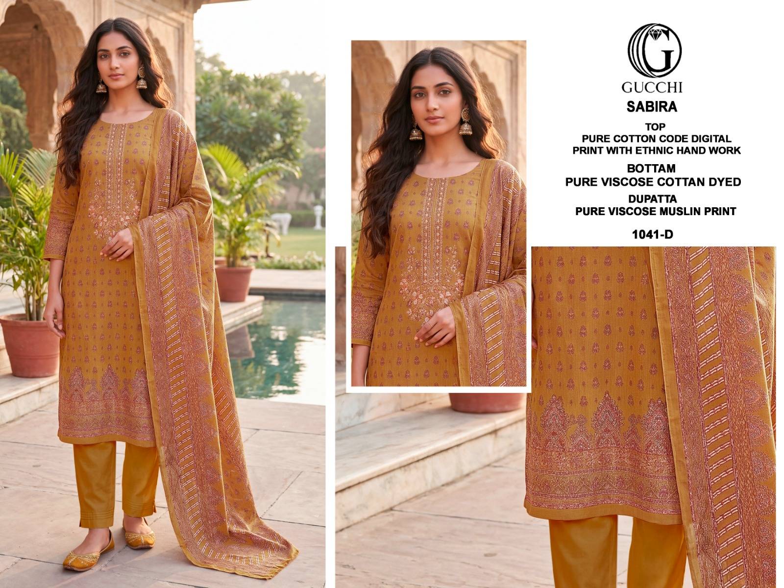 SABIRA 1041 Series By Fashid Beautiful Festive Suits Stylish Fancy Colorful Casual Wear & Ethnic Wear Pure Cotton Print Dresses At Wholesale Price